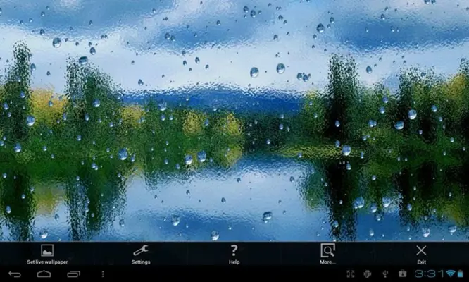 Rain On Screen (free) android App screenshot 3